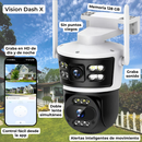 Vision Dash X: Seguridad HD con Doble Lente y 128GB Memoria